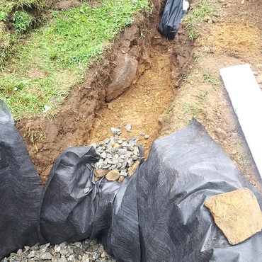 When your gutters and downspouts are forcing water into your foundation and basement, a Dry-well Sys