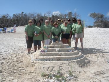 Norwegian Cruise Line's Private Island - Great Stirrup Caye - great for teambuilding on the beach!