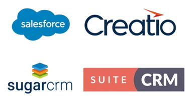 Salesforce, Creatio, SugarCRM & SuiteCRM