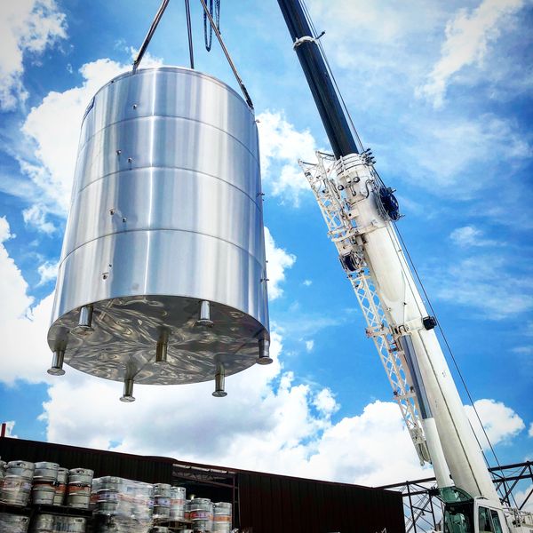 tank installation facility planning beverage production 