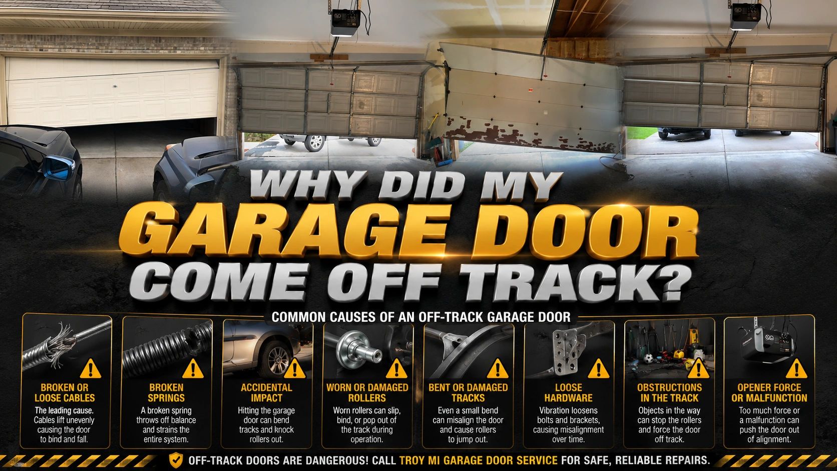 Why Did My Garage Door Come Off Track?