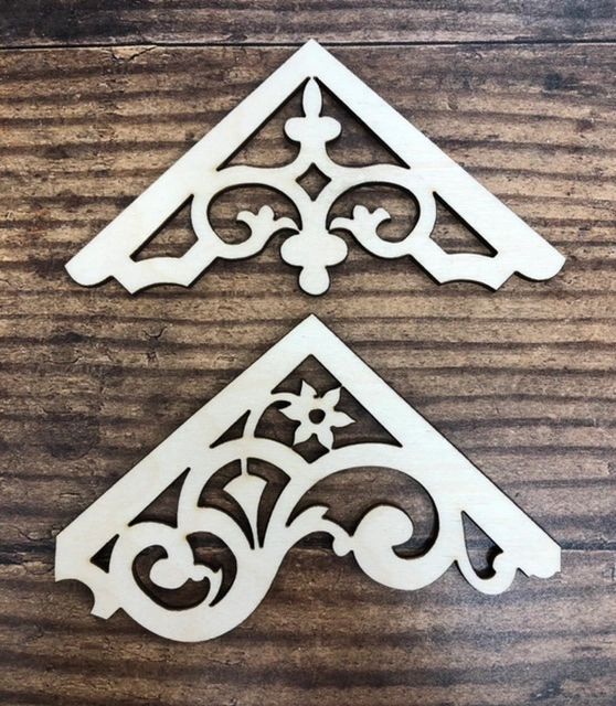 Mini Decorative Gable Brackets