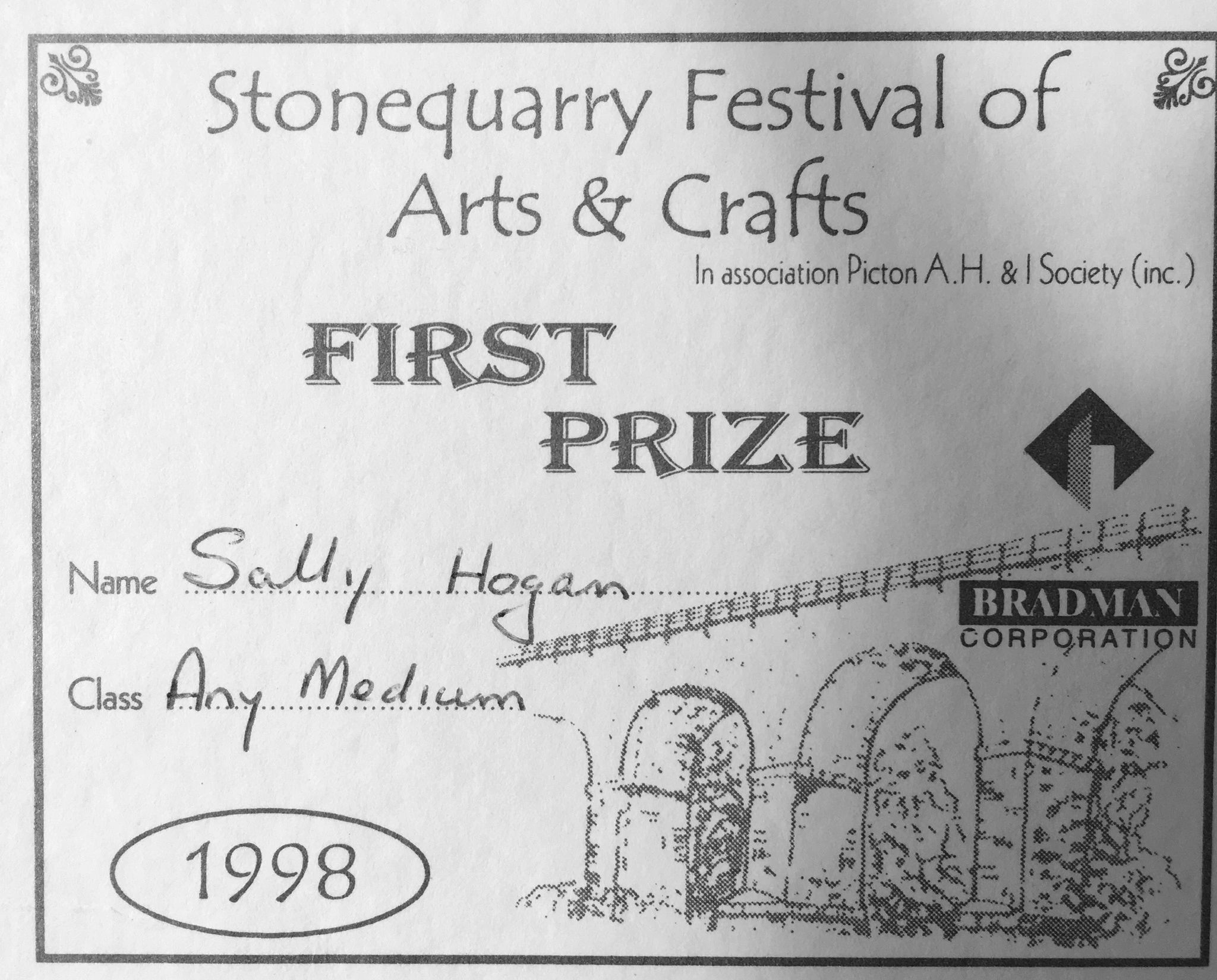 Prizes Sally Ryder Hogan