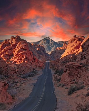 The Road of Fire (Valley of Fire, NV)
