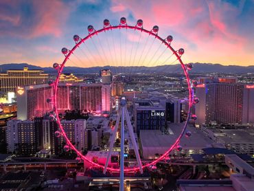 High Roller Las Vegas Aerial Drone Photography by Jonathan Dixon