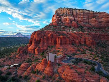 Sedona Chapel in Sedona Arizona Chapel of the Holy Cross Scenic Drives Travel Drone Photography