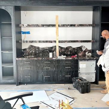 Installation of cabinetry management
