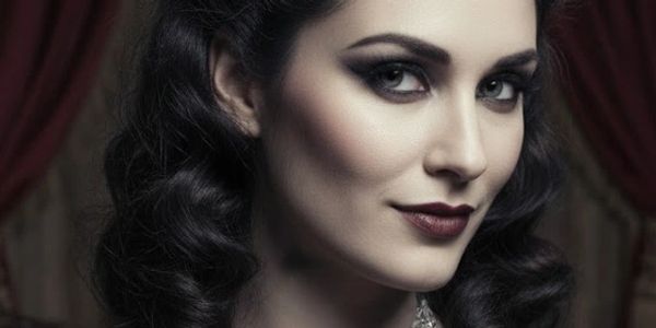 Las Vegas cinematic portrait with dramatic editorial style