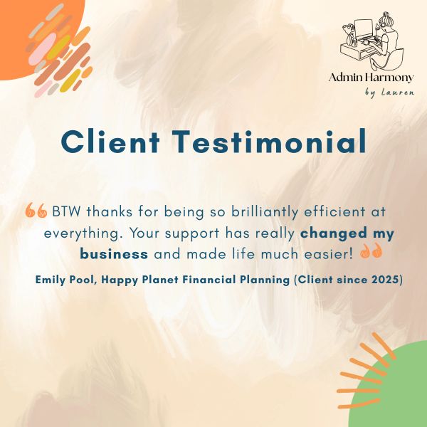 Testimonial highlighting efficient support that changed a business and improved life.
