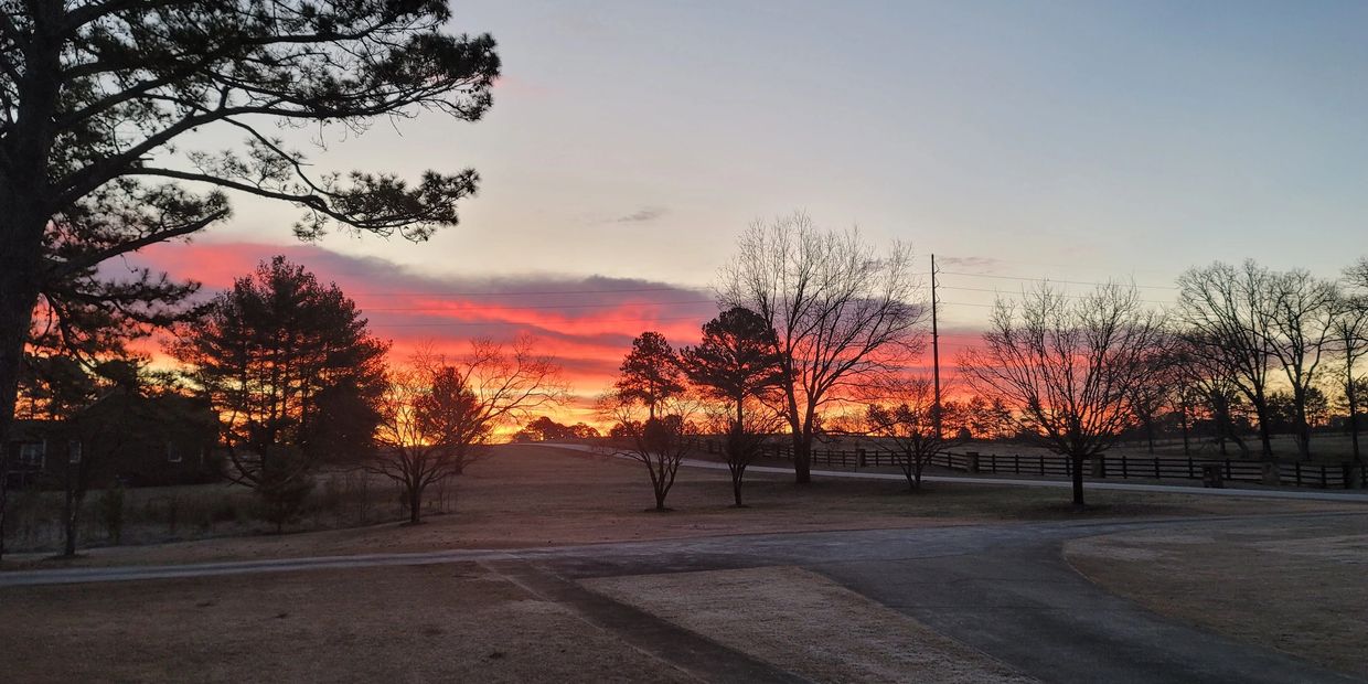 River Cove has some of the most beautiful sunrises and sunsets! 
