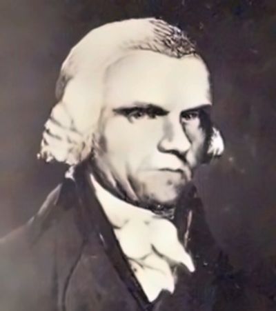 Historical portrait of Revolutionary War sea captain Gideon Olmsted