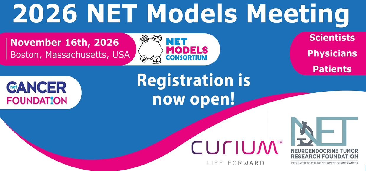 2026 NET Models Meeting registration open for scientists, physicians, and patients in Boston, Massachusetts.