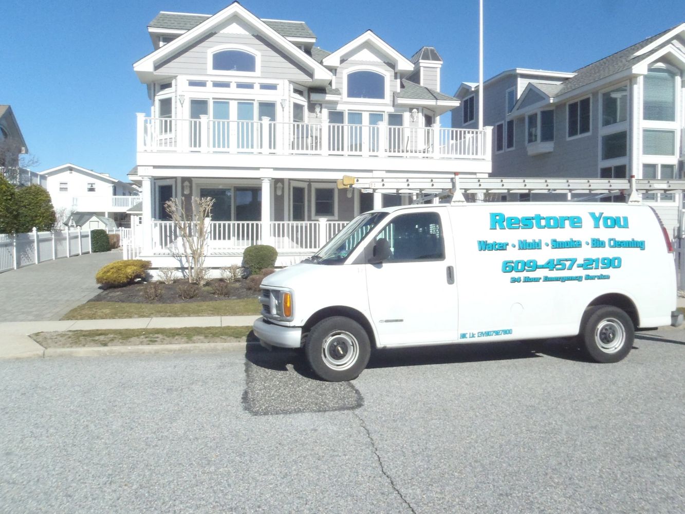 Mold removal and remediation van