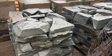 Bluestone Flagstone Thickness: Thermal Flagstone, Dry Set, Wet Set