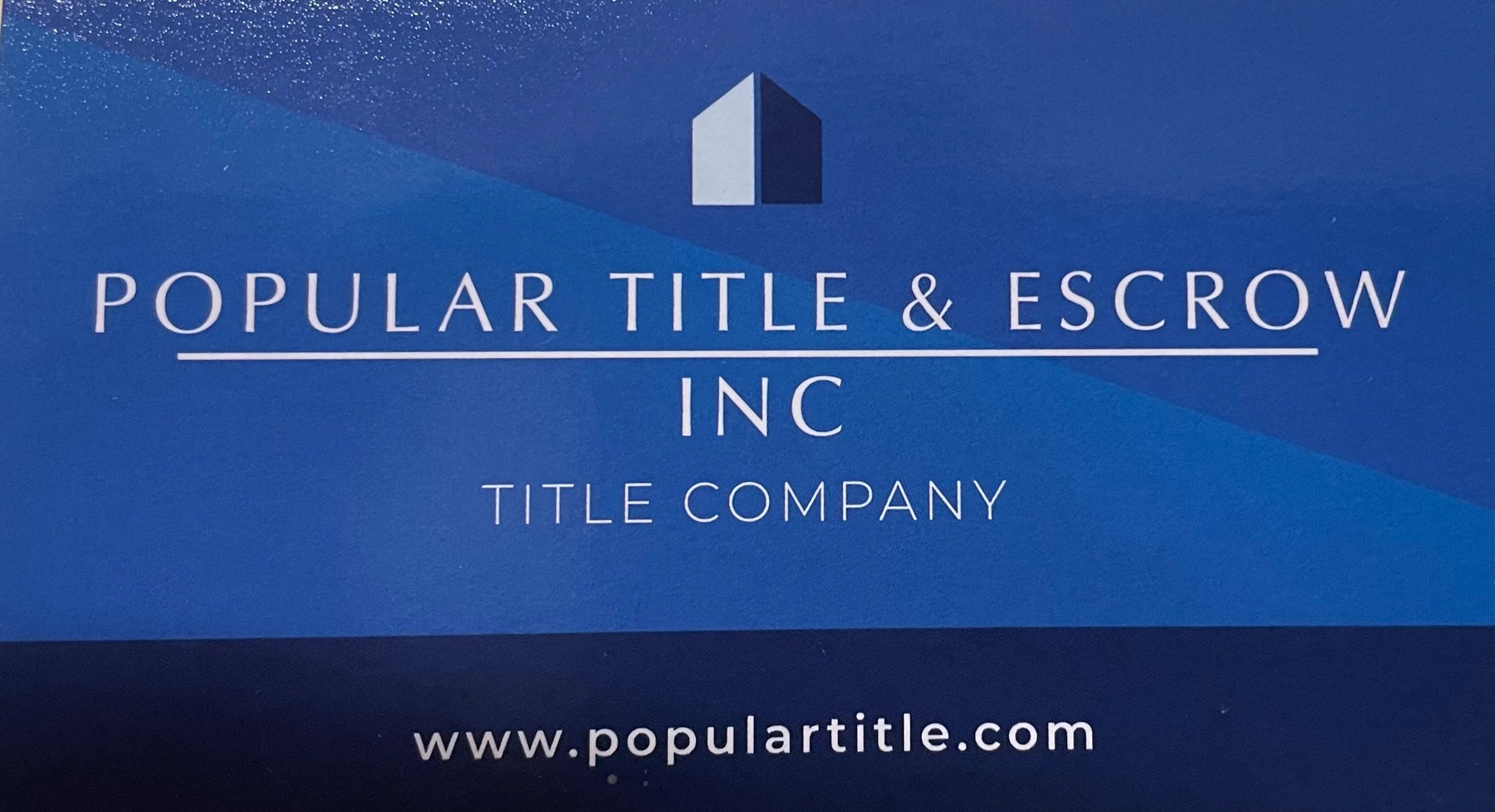 Popular Title Co