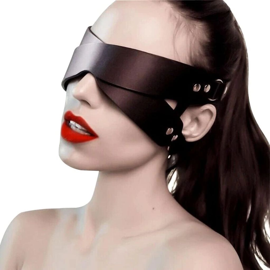 Women's Leather Masquerade Mask