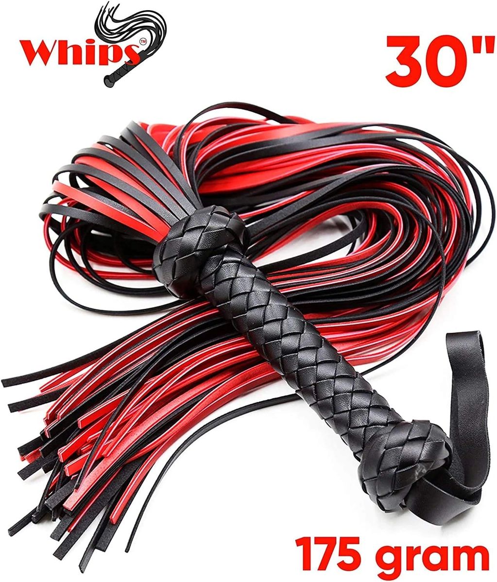 Whip Horse Red Leather 30" BDSM