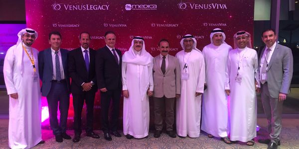 Dom Serafino With Venus Concept and Medica presenting the Venus Legacy and Venus Viva