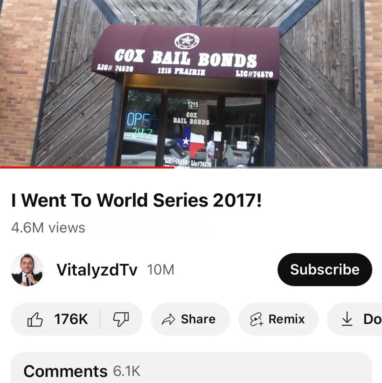 Vitaly Zdorovetskiy 2017 Houston World Series field incident