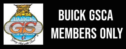 Buick GSCA Members Only