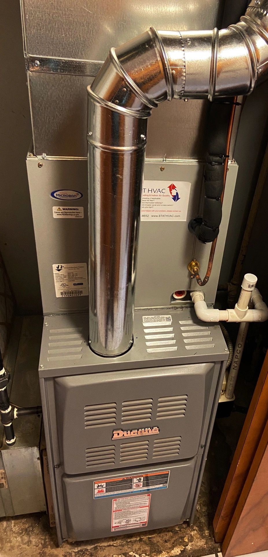 Ducane (by Lennox) Installed Standard Efficiency Furnace