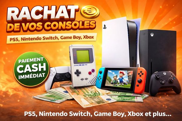 RACHAT CONSOLES DE JEUX