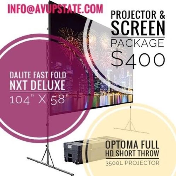 Projector & Screen ad