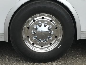 Stacker Trailer 22.5 Wheel 14K Axle Fender Lip