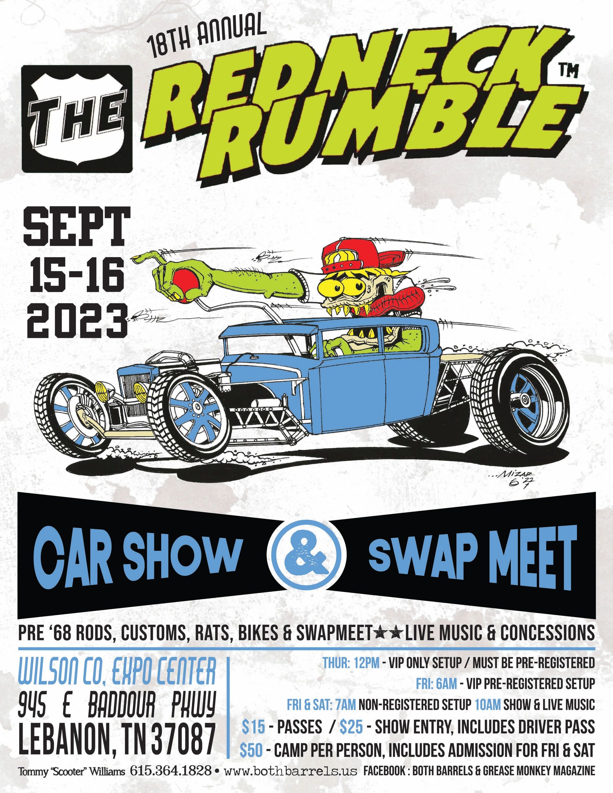 18th Annual Fall Redneck Rumble Sept 2023
