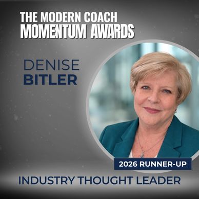 Runner-up for The Modern Coach 2026 Momentum Awards in the Industry Thought Leader category