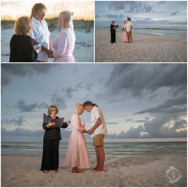Grayton Beach State Park elopement, Destin wedding Officiant, Grayton Beach weddings