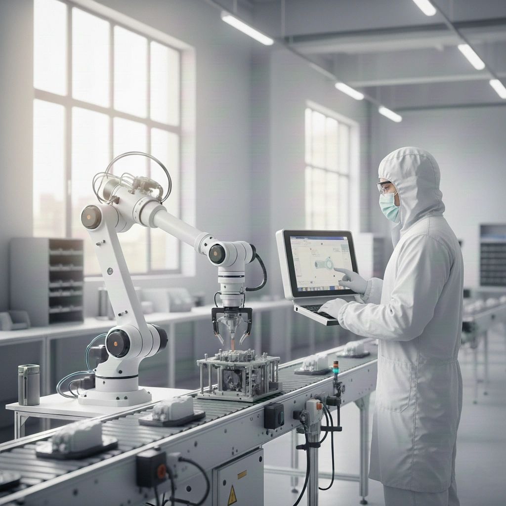 自動化機械手臂生產作業