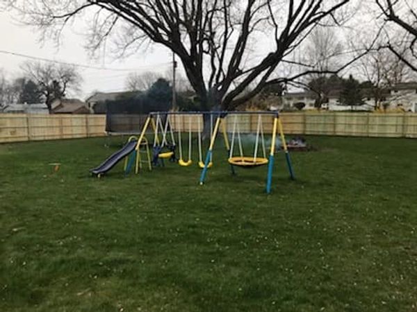 A privacy fence installed in Osceola.