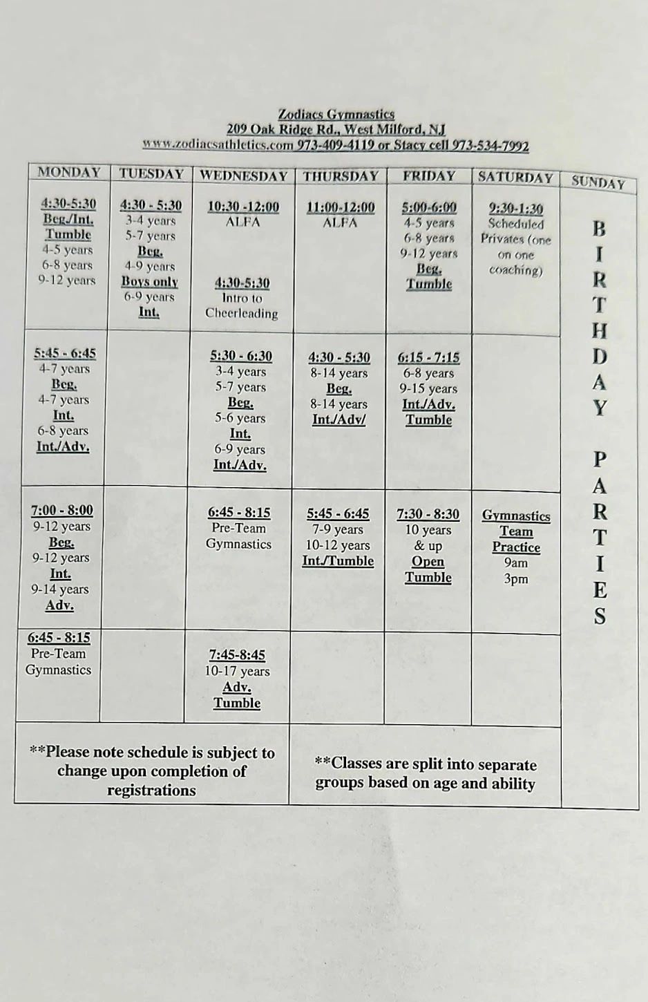 rec-schedule