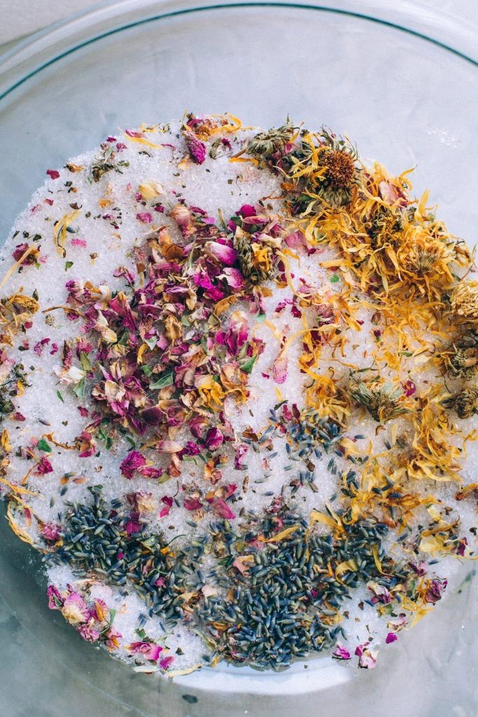 Herbal Bath Salt Blends
