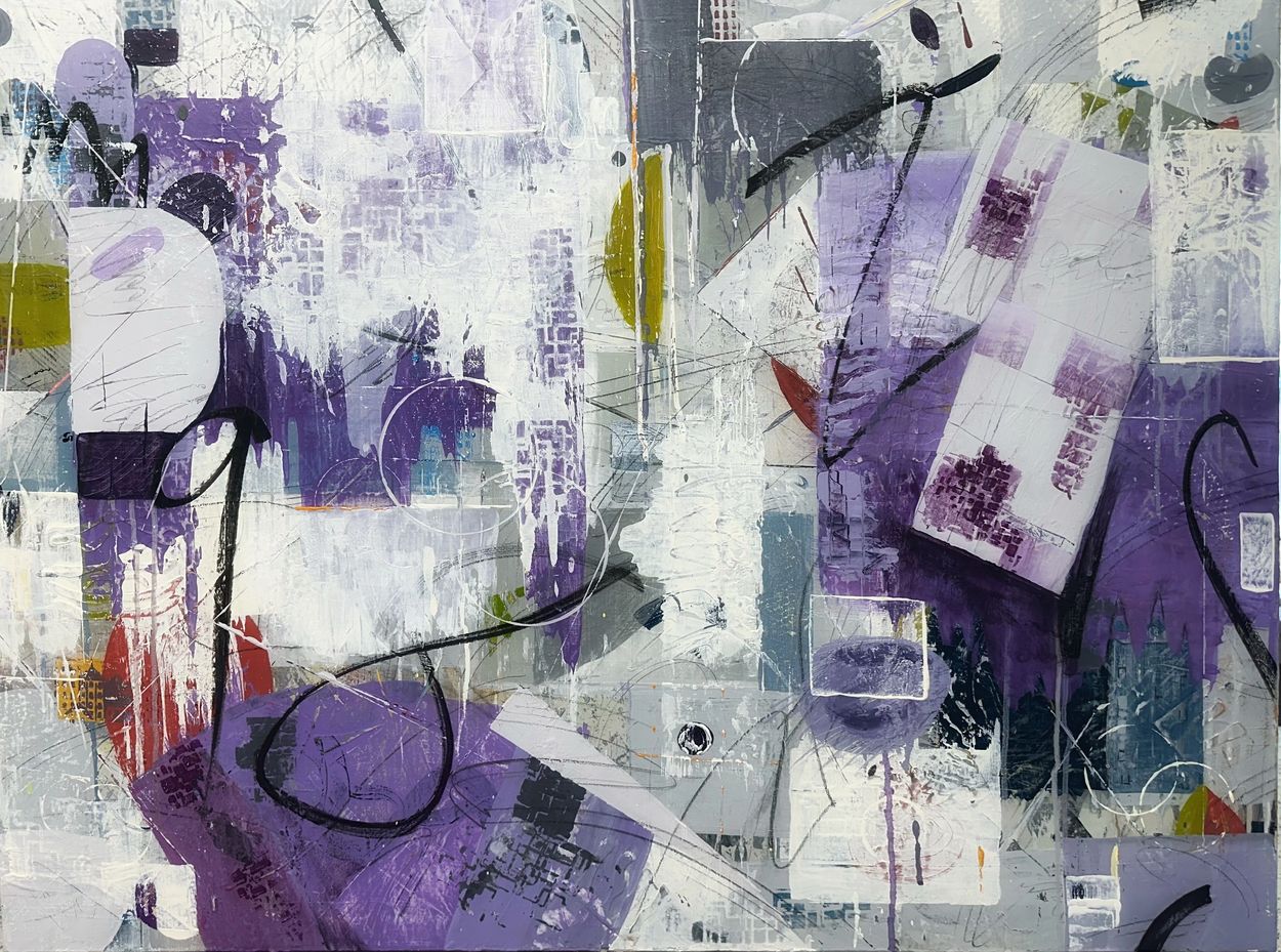 1006 Abstract 30x40 acrylic