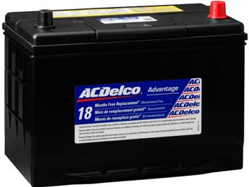 ACDelco silver advantage 18month  Group 27R automotive battery.