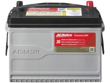 ACDelco professional agm 36month  Group 34 automotive battery.