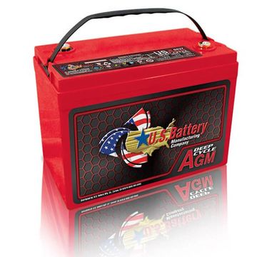 USAGM6V27 6V AGM 215AH Grp 27 Maintenance-Free Battery