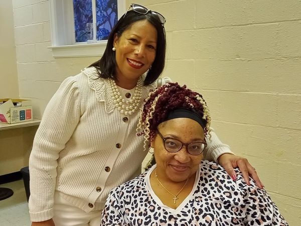 Sis Niko Williams and Sis. Kim Sickles.