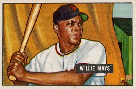 1951 Bowman Willie Mays Rookie Baseball Card