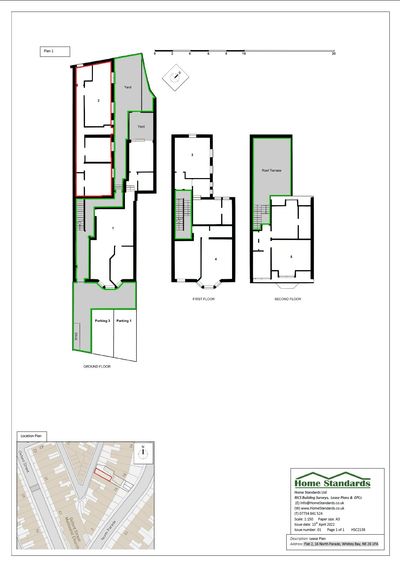 Land registry lease plan Carshalton