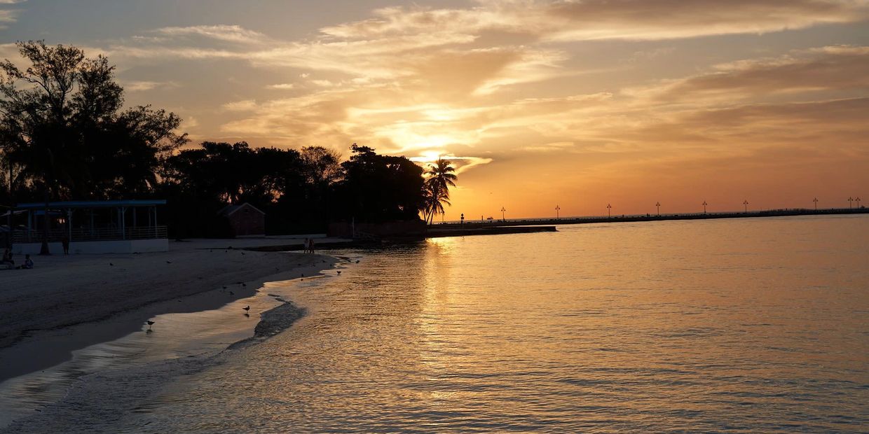 Sunset at East Martello Tower