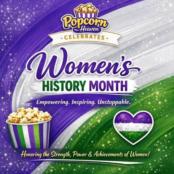 This Women’s History Month.
Popcorn Heaven–Steele Creek is proud to serve Charlotte 1 bag at a time