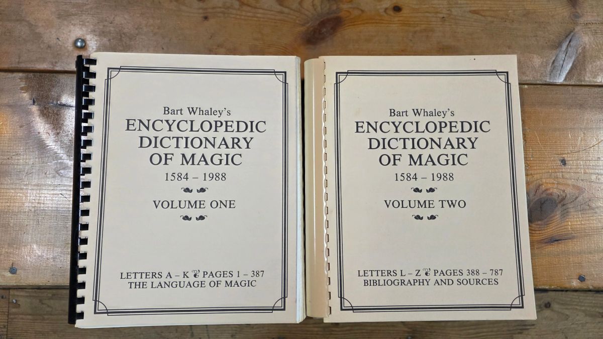 Gently Used Encyclopedic Dictionary of Magic by Barton Whaley