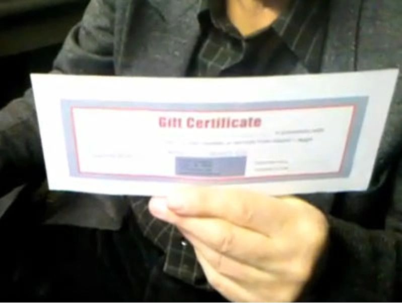 Abbott Gift Certificates (WATCH DEMO)