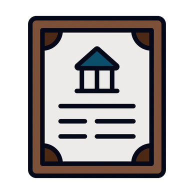Official bond certification logo highlighting Arctic Roofing's reliability and financial security assurance.