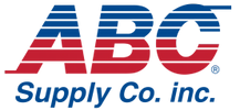 ABC Supply logo showcasing Arctic Roofing's partnership with a top distributor of roofing materials.