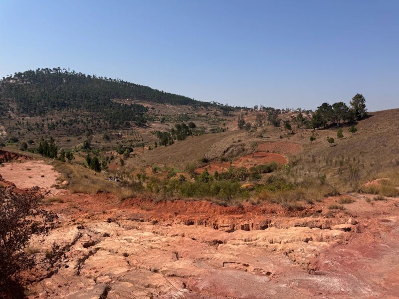 The land before building began.