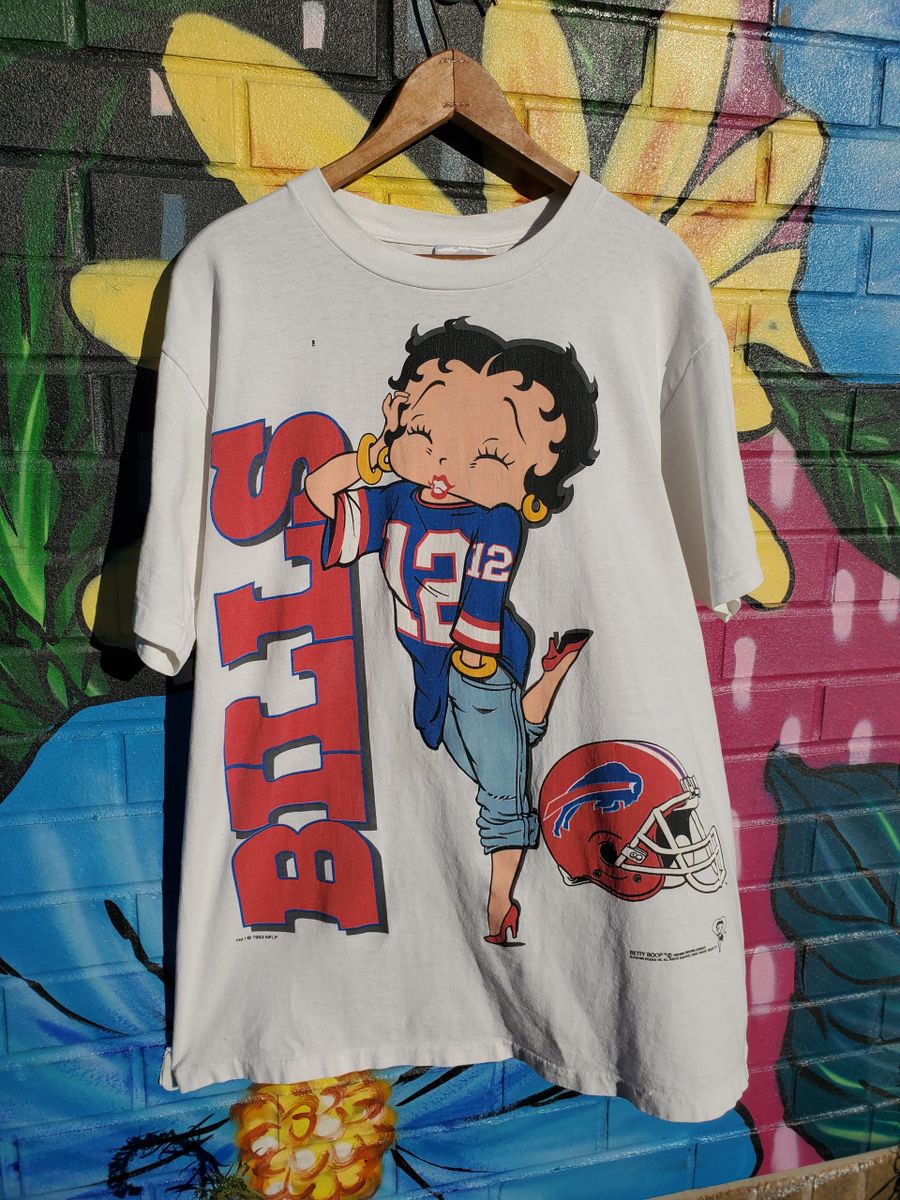 Betty Boop Buffalo Bills Shirt - High-Quality Printed Brand